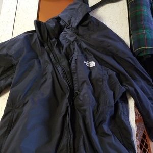 Black North Face Rain Jacket